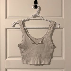 Garage Notched Crop Top